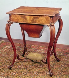 Rococo style worktable, 1840